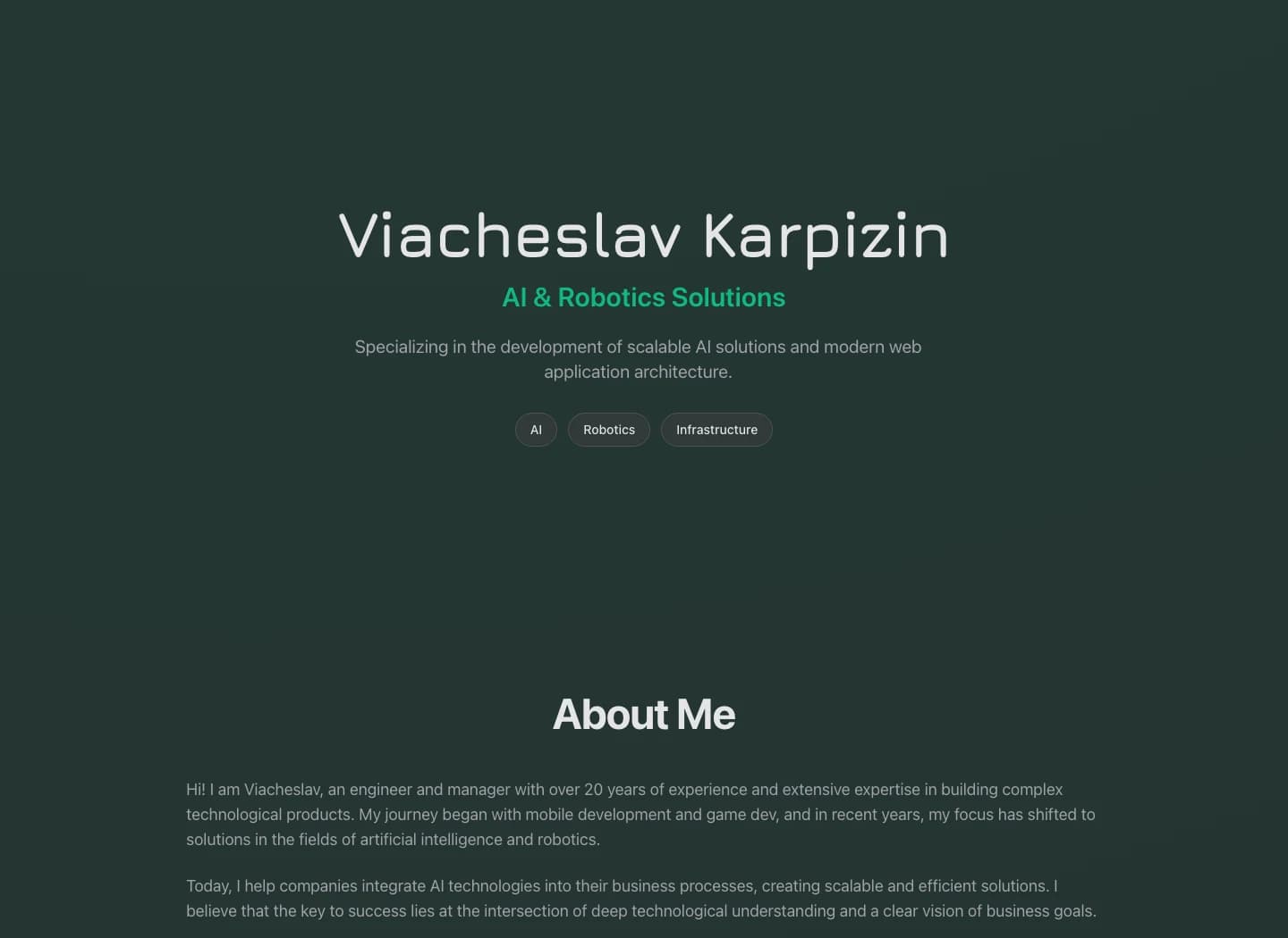 Minimalist Web Portfolio: media 1